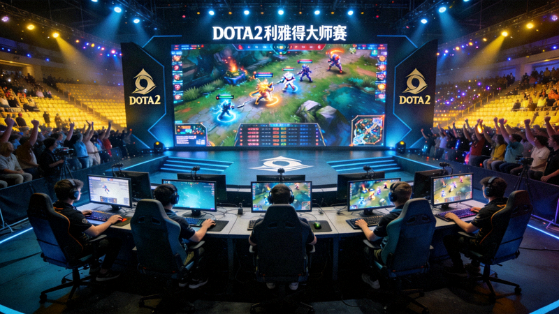 DOTA2 利雅得大师赛比赛画面
