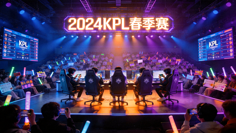 王者荣耀KPL春季赛比赛现场画面